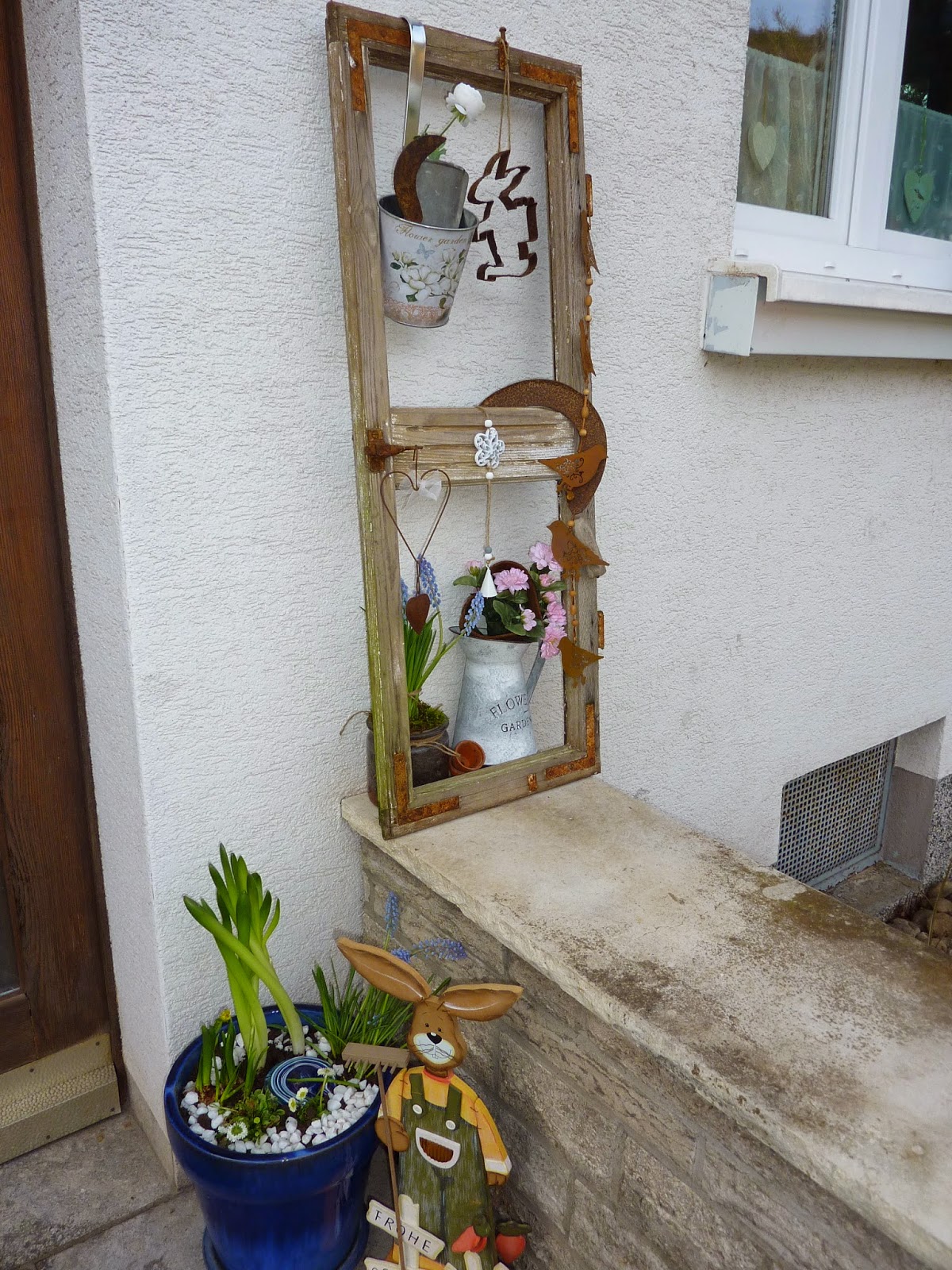 Mamos Kreativblog Altes Fenster neu dekoriert